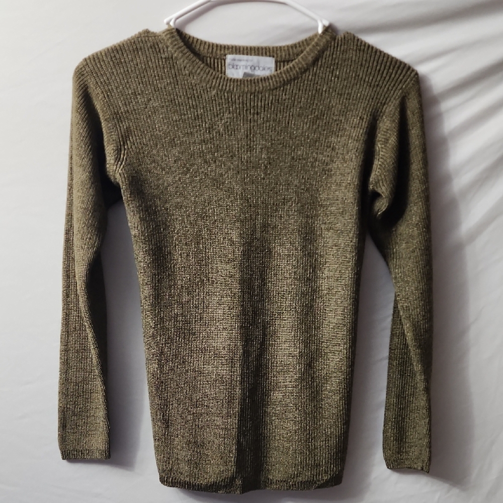 Bloomingdale's Khaki Women's Crew Neck Sweater